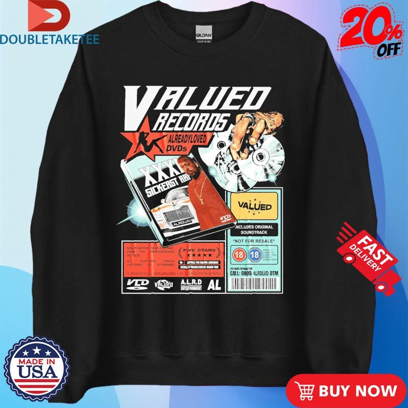 Official Already Loved Valued Records Shirts