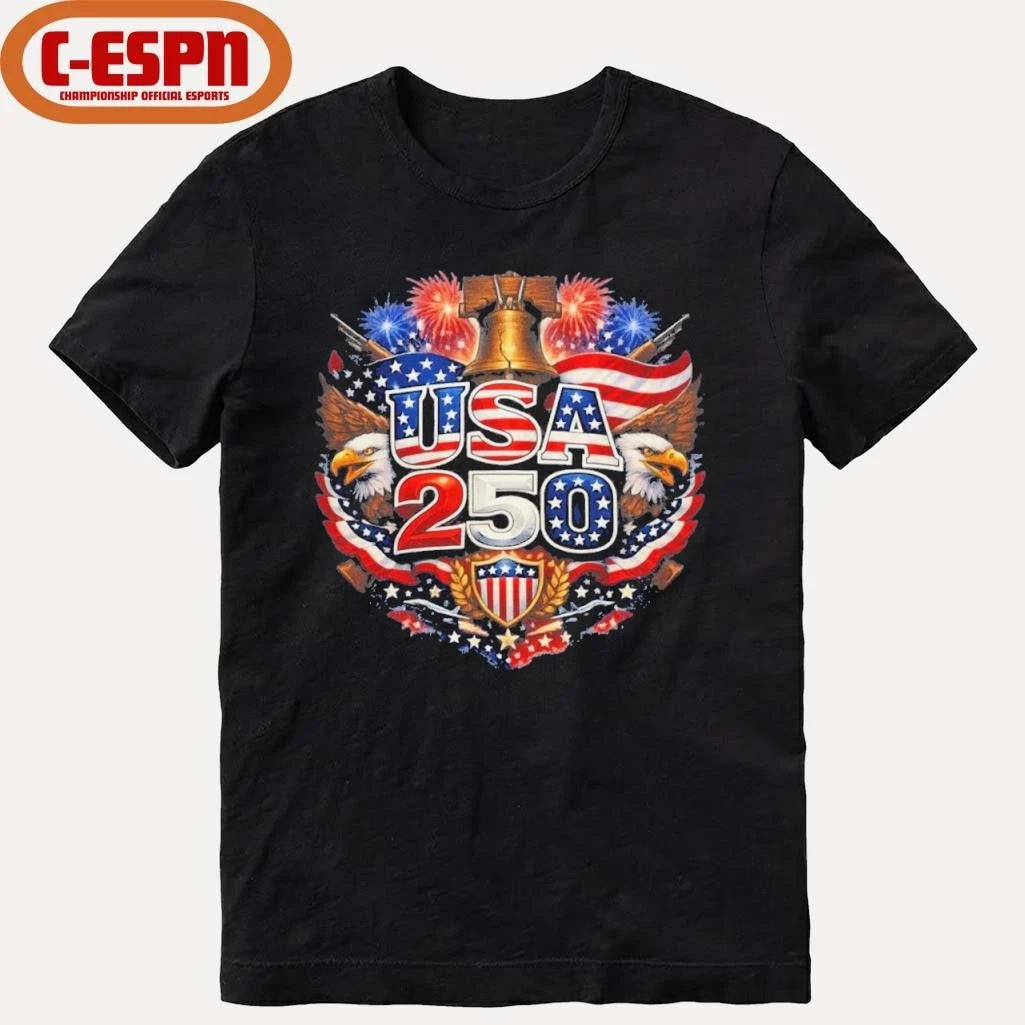 Official America’s 250th Anniversary Built on Freedom Since 1776 T-Shirt