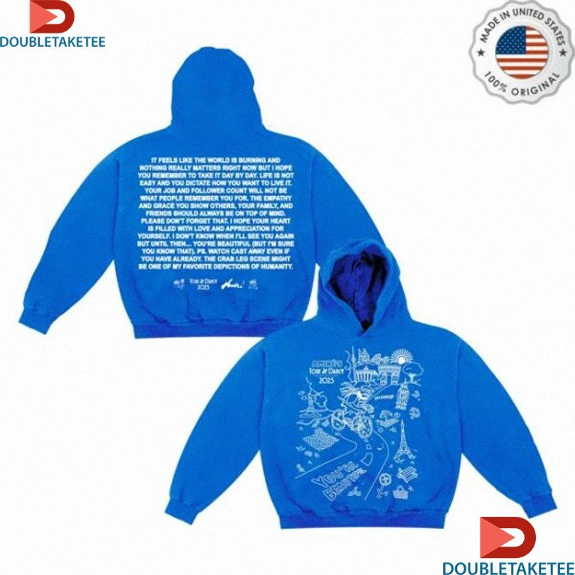 Official Amine You’re Beautiful Arc De Dance Tour 2025 Shirts