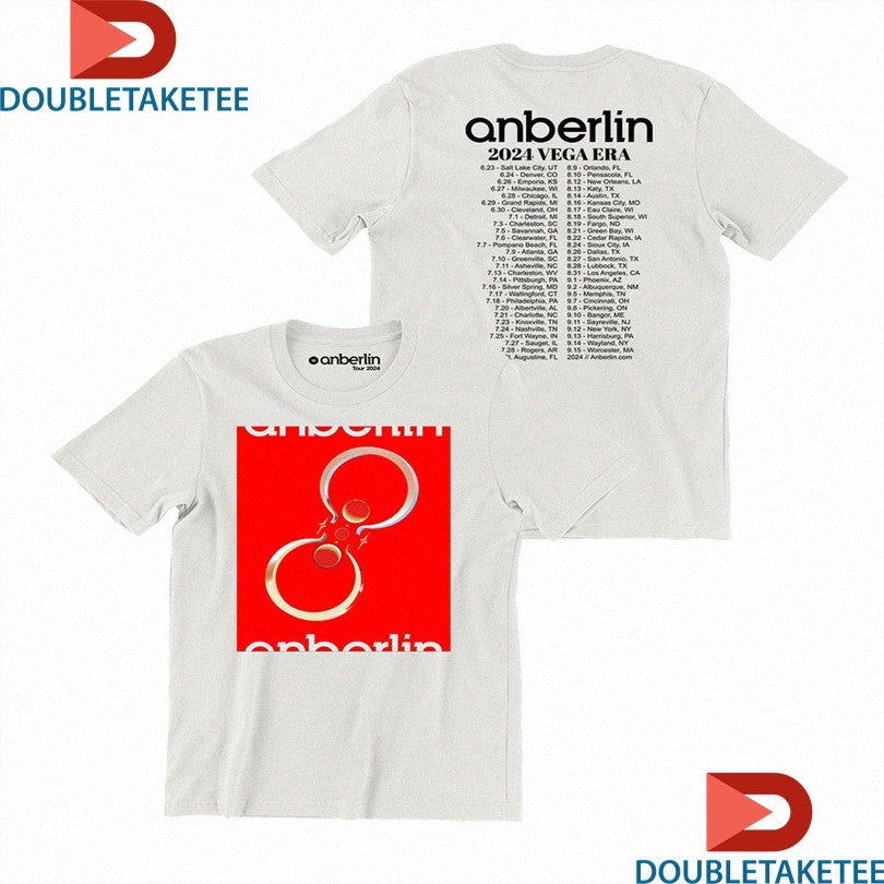 Official Anberlin Vega Era 2024 Tour Dates Shirts