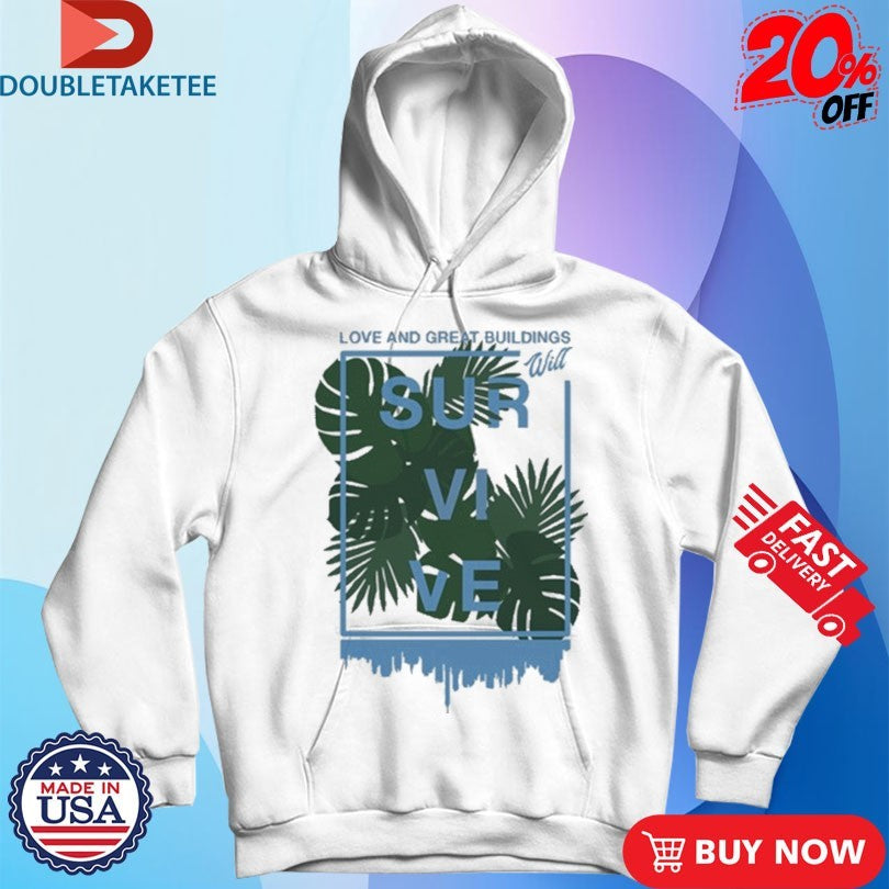 Official Andrew Mcmahon Love And Great Buildings Will Survive Shirts