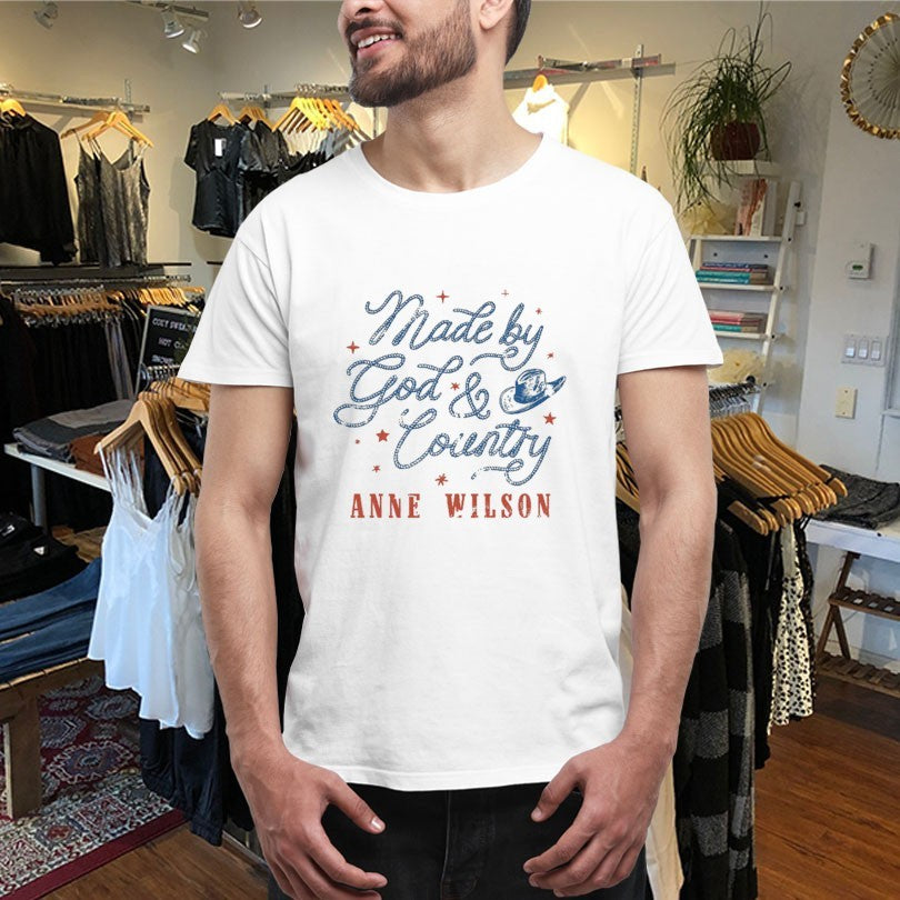 Anne Wilson Made By God And Country Hat Shirts