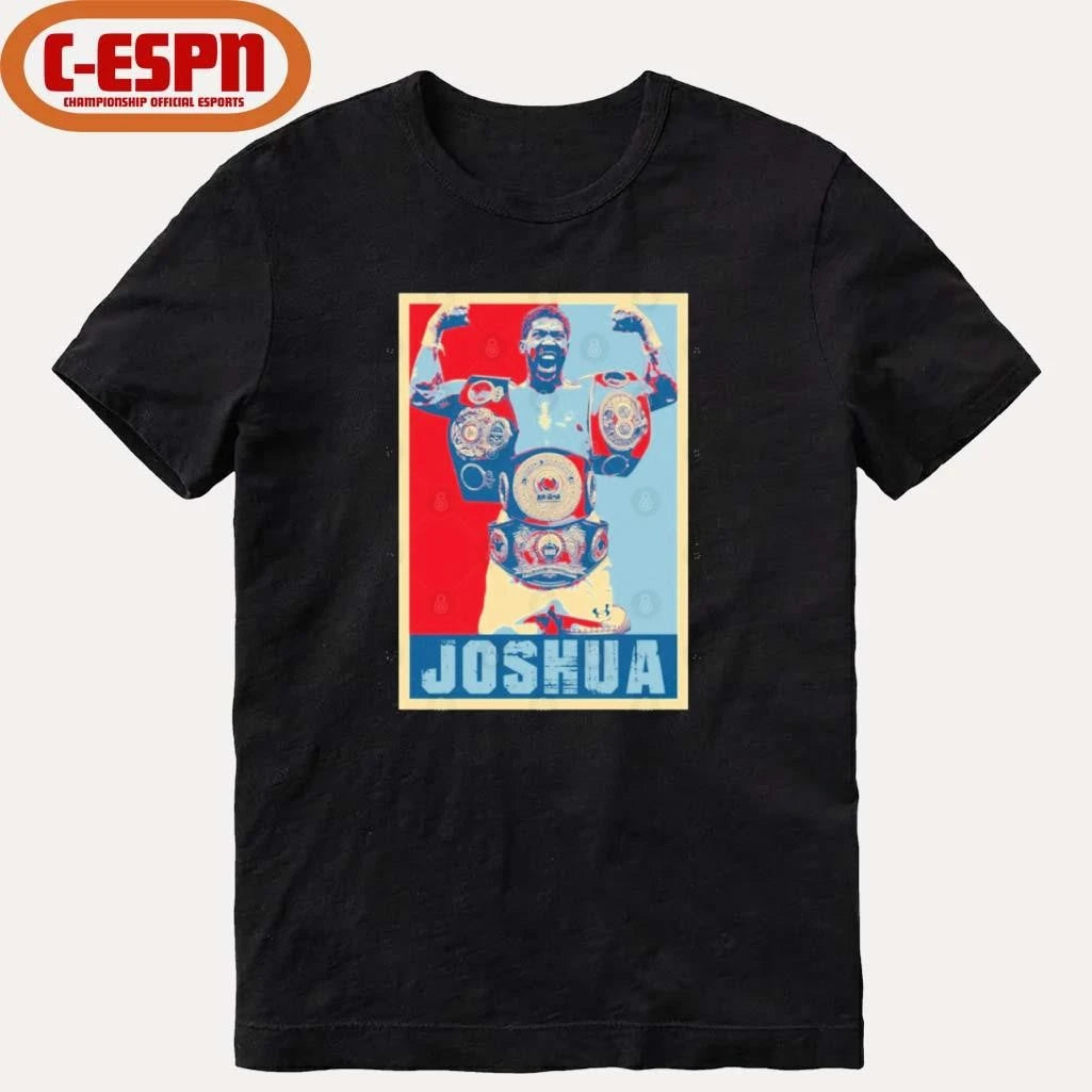 Official Anthony Joshua Boxing Poster Hope T-Shirt
