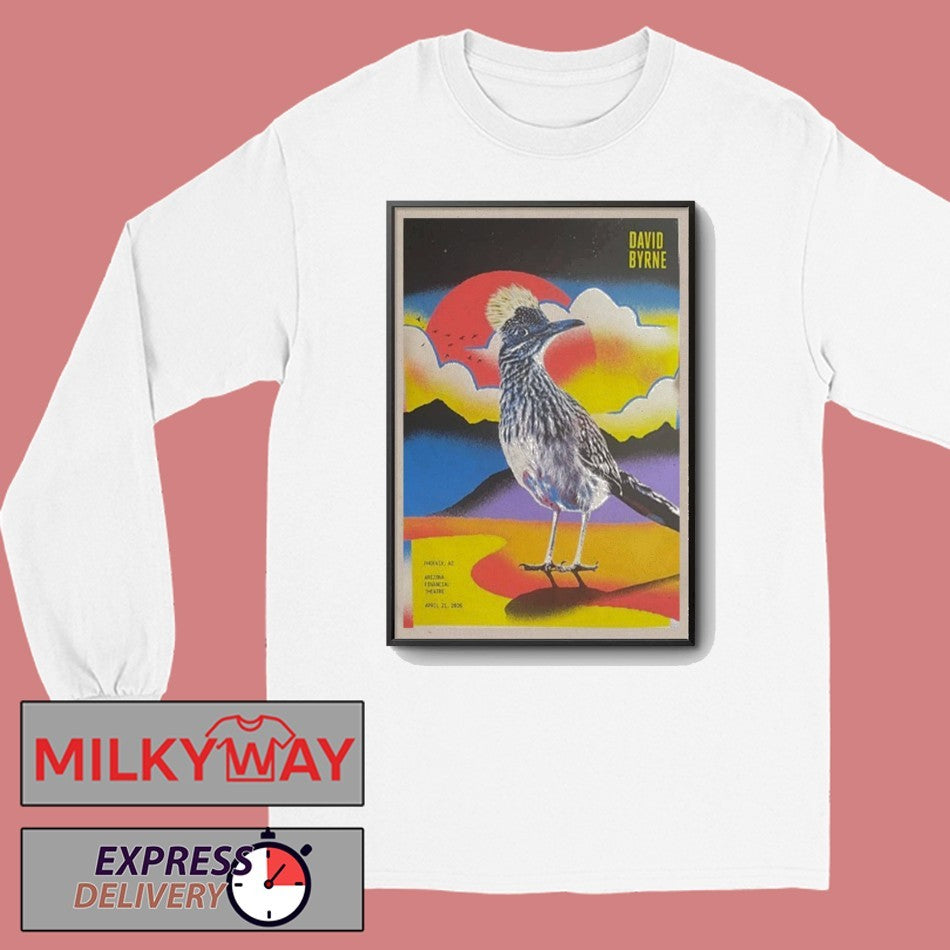 Apr 22 2026 David Byrne Poster Phoenix, AZ shirt