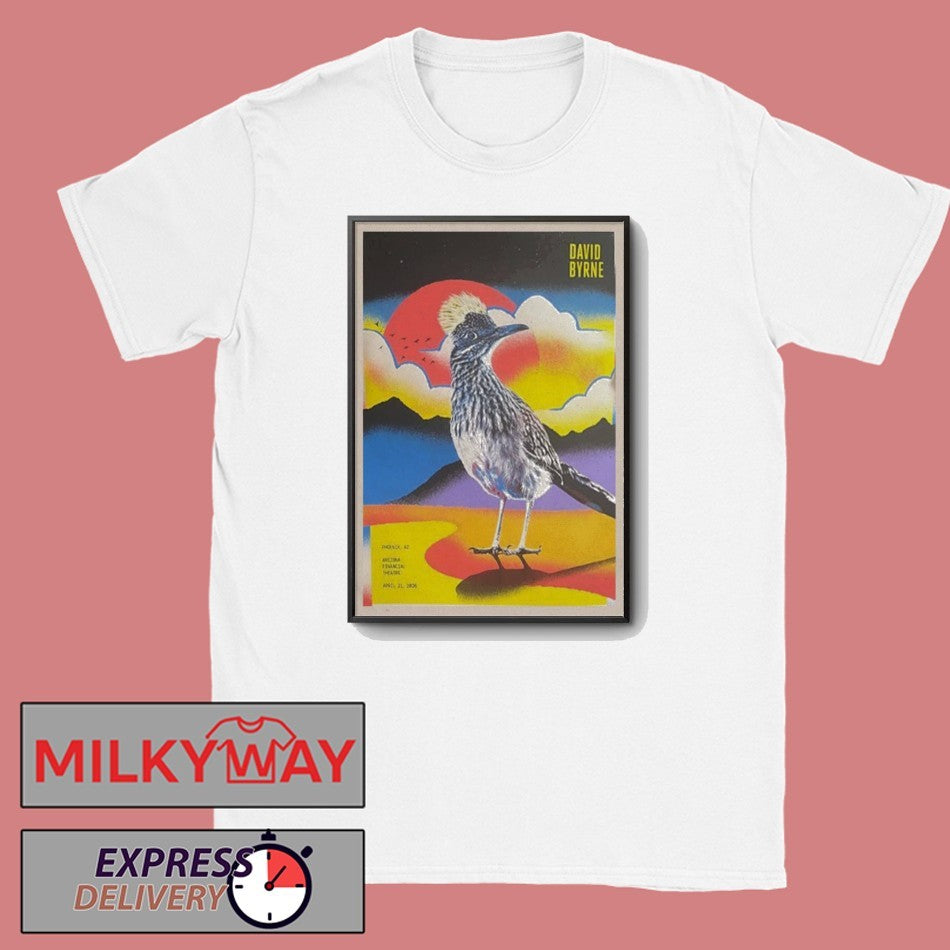 Apr 22 2026 David Byrne Poster Phoenix, AZ shirt