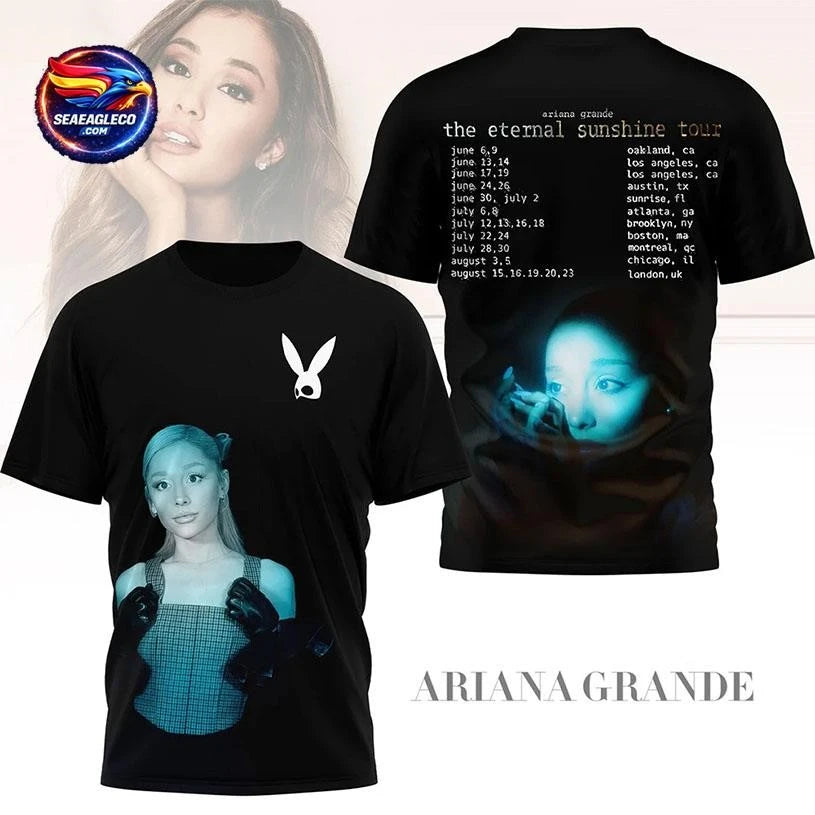 Official Ariana Grande Eternal Sunshine Tour 2026 Two Sided Shirt