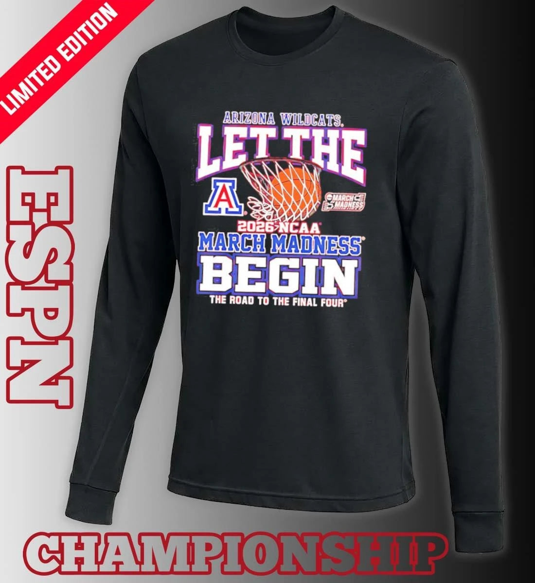 Official Arizona Wildcats Let The Madness Begin 2026 Shirt