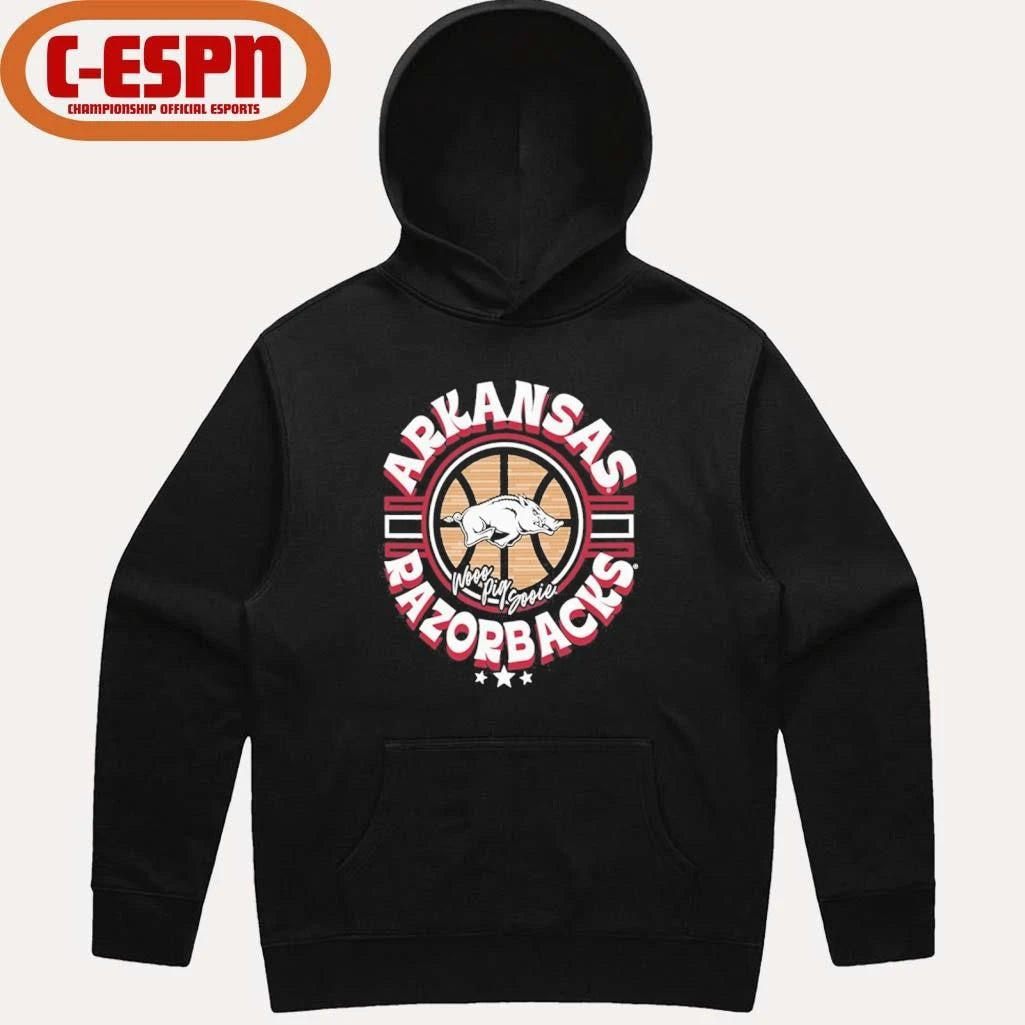 Official Arkansas Razorbacks Basketball Court Ball Shirt
