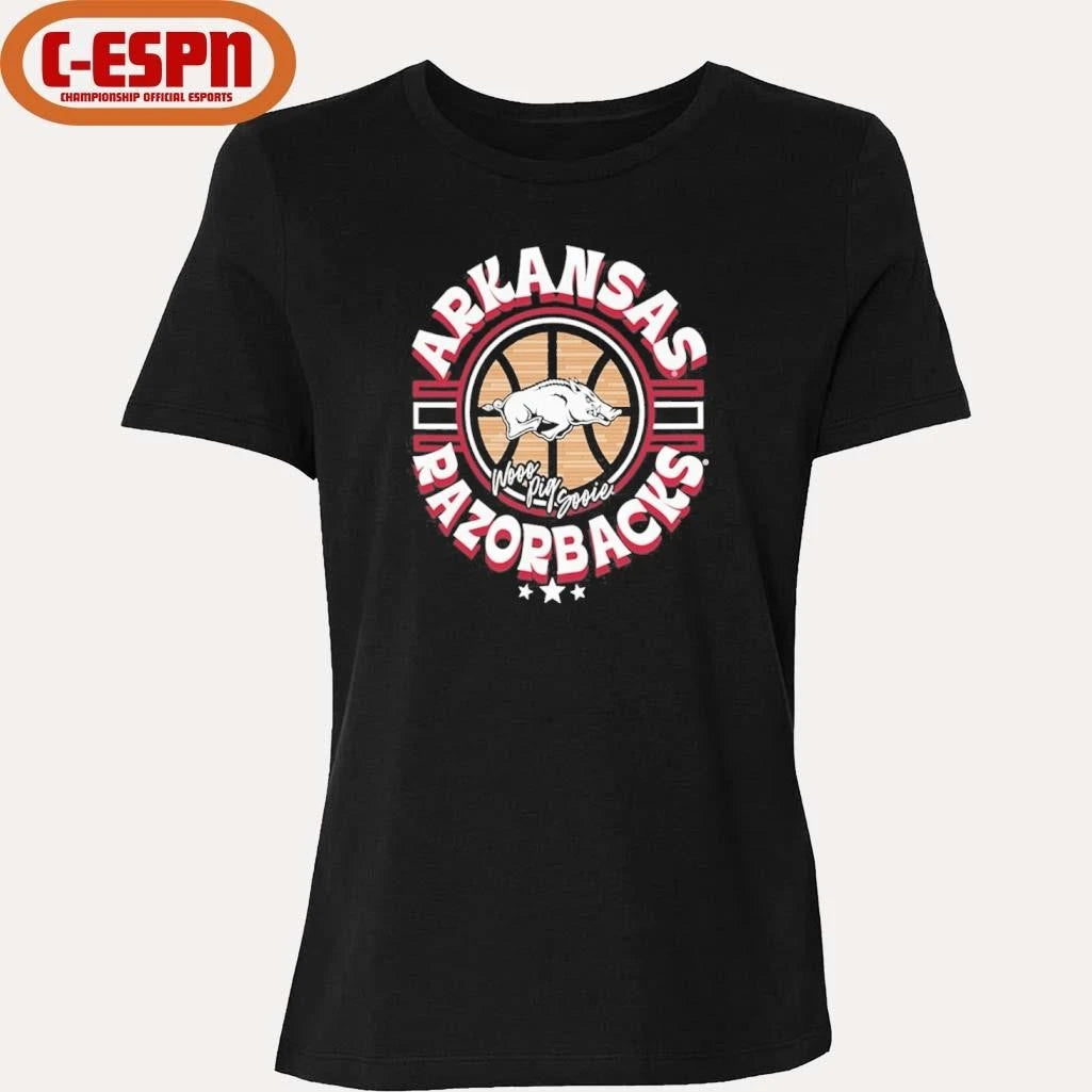 Official Arkansas Razorbacks Basketball Court Ball Shirt