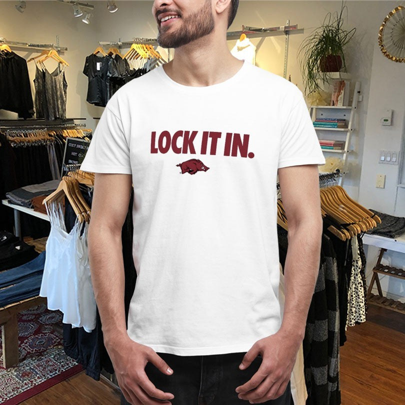 Official Arkansas Razorbacks Lock It In Shirts