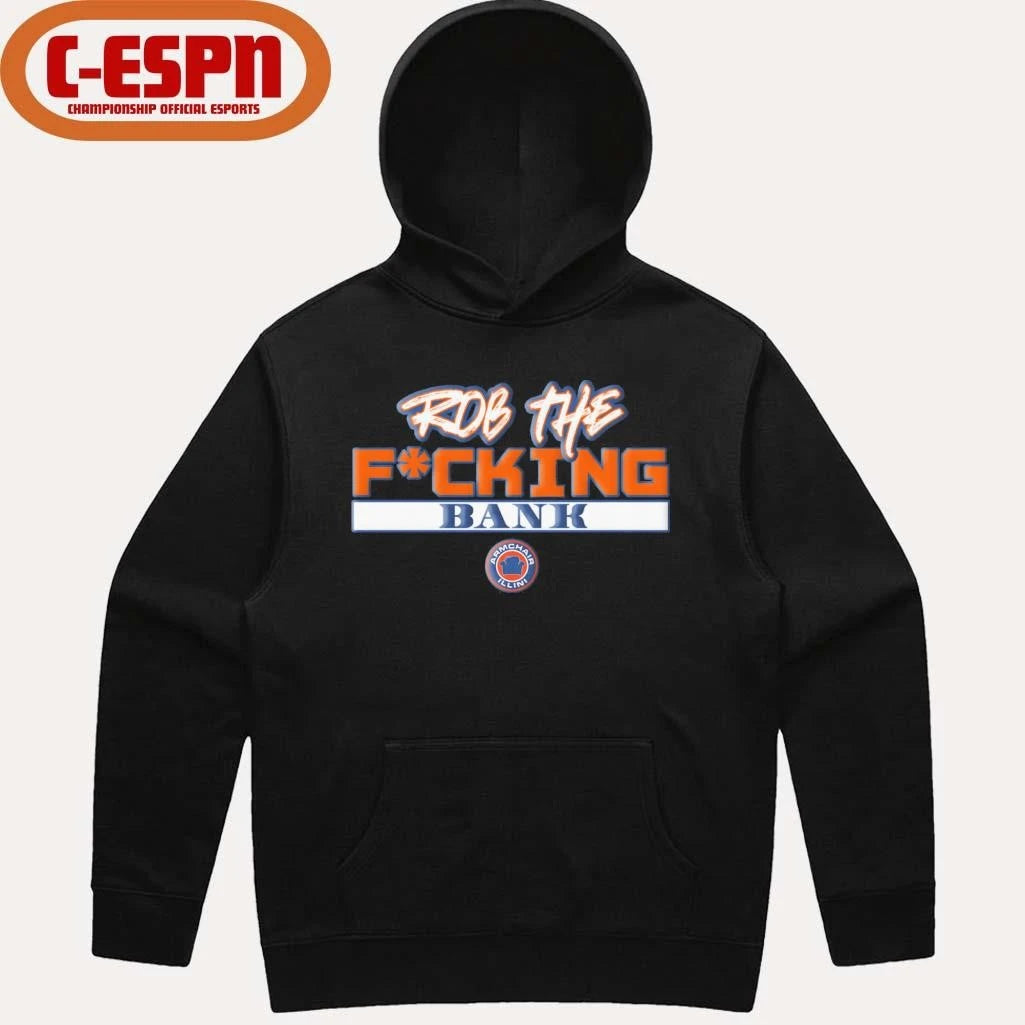 Official Armchair Illini Rob Fucking Bank Shirt
