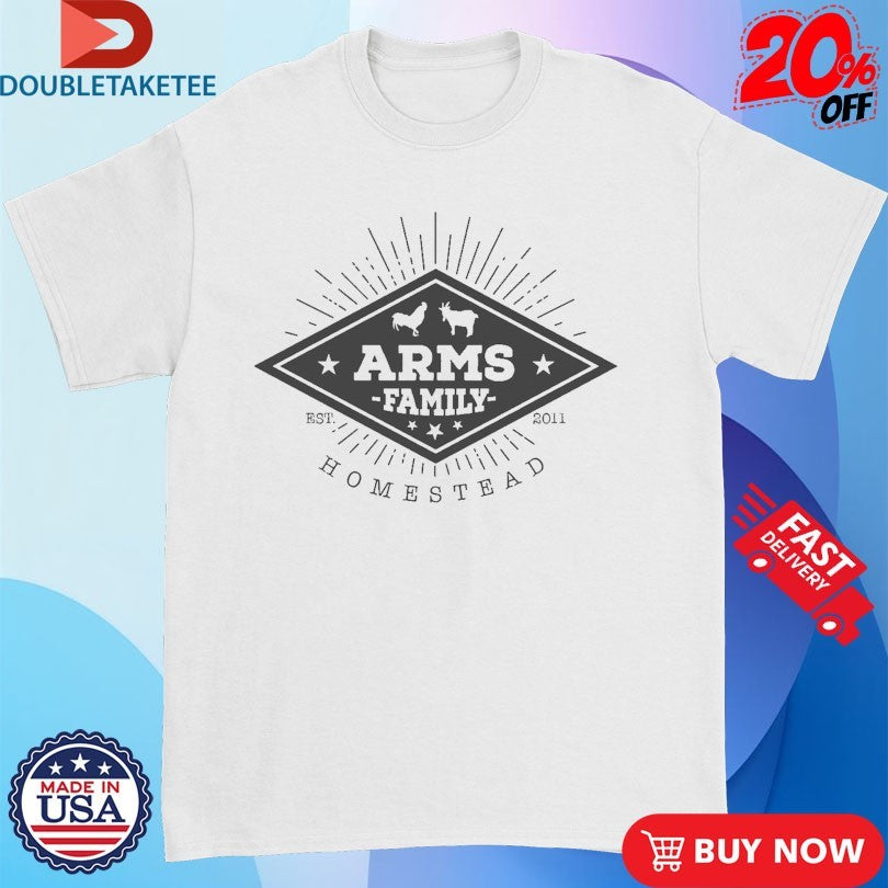 Official Arms Family Homestead Est 2011 Rooster Goat Shirts