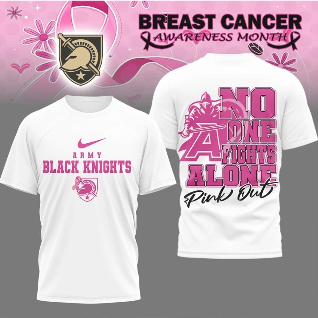 Official Army Black Knights Breast Cancer Awareness Pink Out Football Shirt