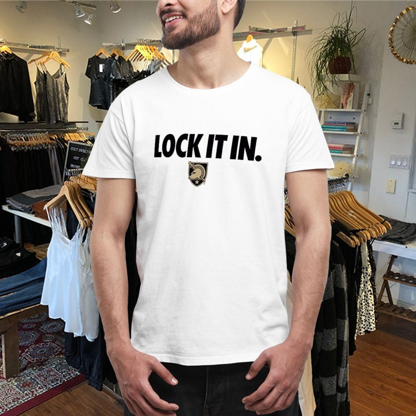Official Army Black Knights Lock It In Shirts