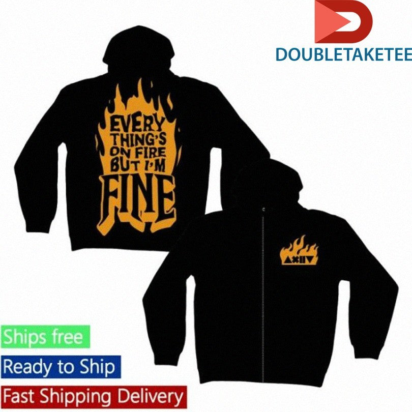 Official As December Falls Everything’s On Fire But I’m Fine Shirts