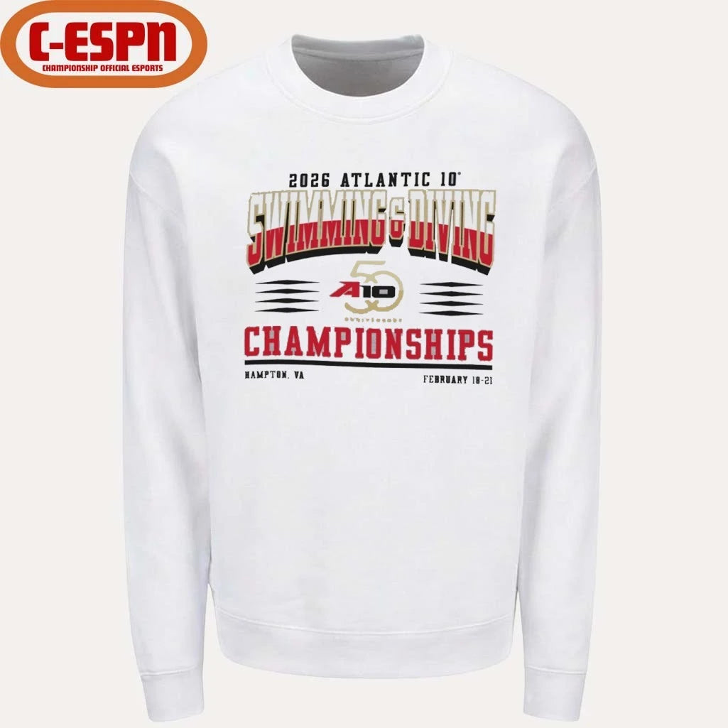 Official Atlantic 10 Swimming &amp; Diving Championships 2026 Shirt