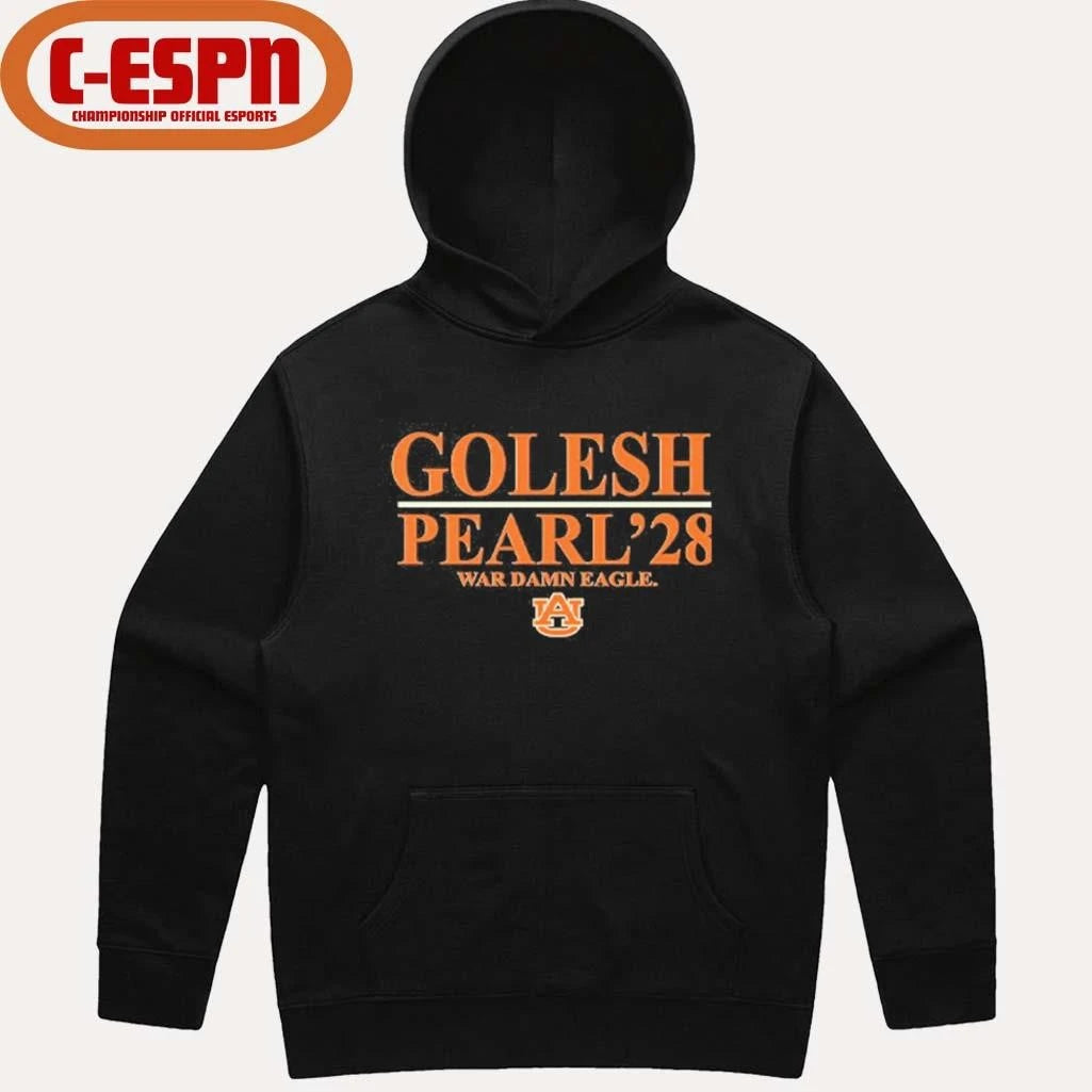 Official Auburn Tigers Golesh Pearl ’28 War Damn Eagle Shirt