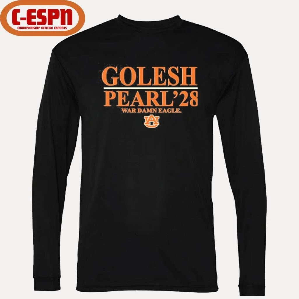 Official Auburn Tigers Golesh Pearl ’28 War Damn Eagle Shirt