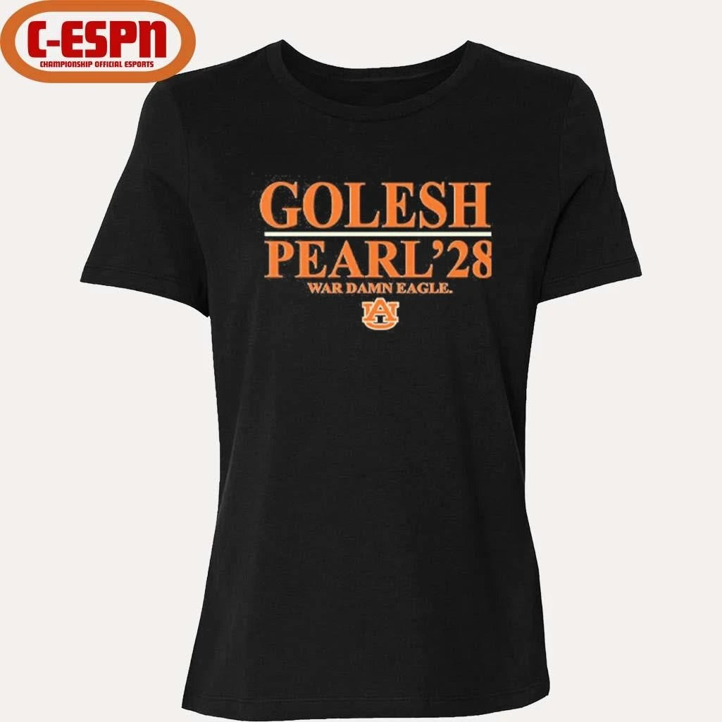 Official Auburn Tigers Golesh Pearl ’28 War Damn Eagle Shirt