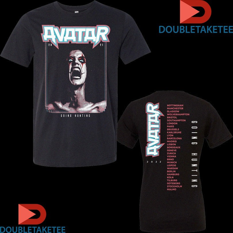 Official Avatar Going Hunting Tour 2021 2022 Shirts