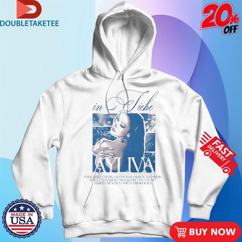 Official Ayliva In Love Tour 2024 Collage Shirts