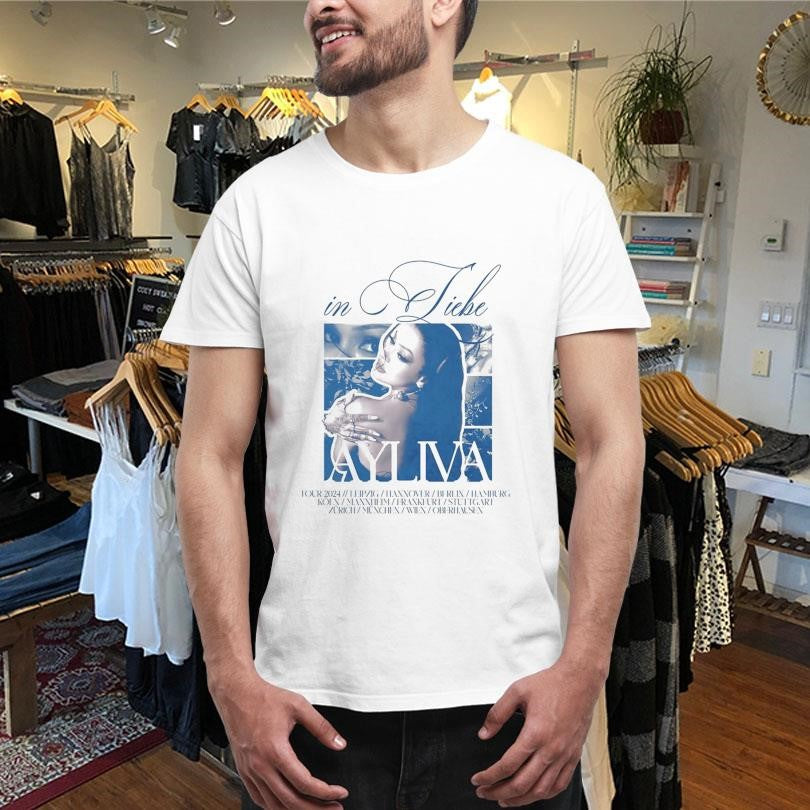 Official Ayliva In Love Tour 2024 Collage Shirts