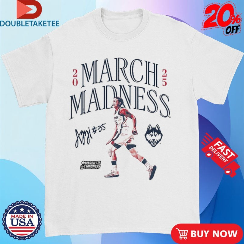 Official Azzi Fudd March Madness 2025 Uconn Huskies #35 Player Shirts