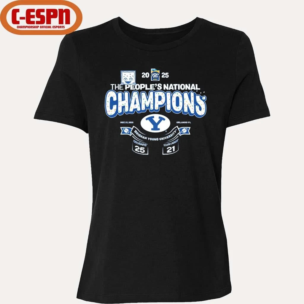 Official BYU 2025 Pop-tarts Bowl The People’s National Champions Shirt