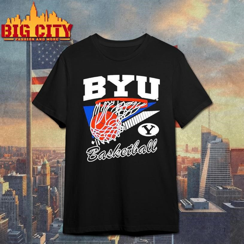 Official BYU Basketball retro swish Shirt