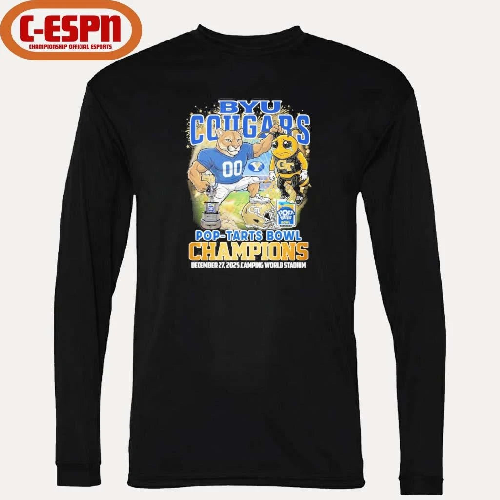 Official BYU Cougars Mascot Pop-Tarts Bowl Champions Shirt
