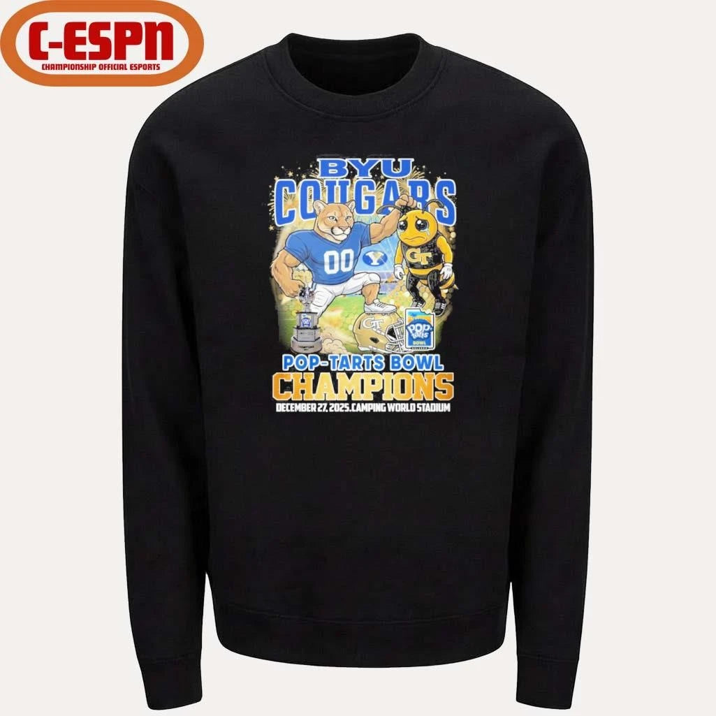 Official BYU Cougars Mascot Pop-Tarts Bowl Champions Shirt