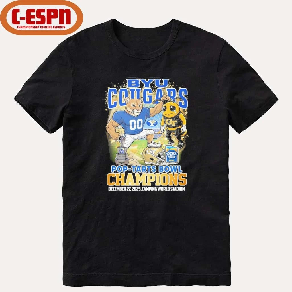 Official BYU Cougars Mascot Pop-Tarts Bowl Champions Shirt
