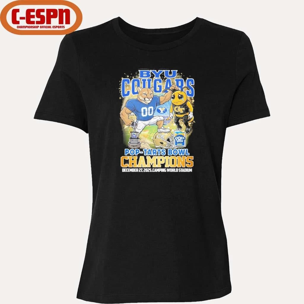 Official BYU Cougars Mascot Pop-Tarts Bowl Champions Shirt