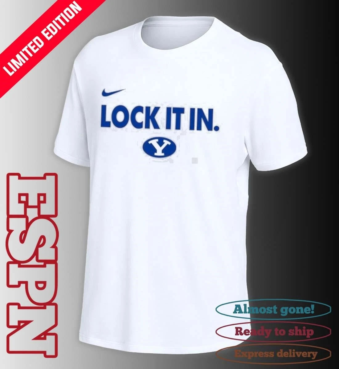 Official BYU Men’s Basketball Lock It In NCAA Tournament T-Shirt