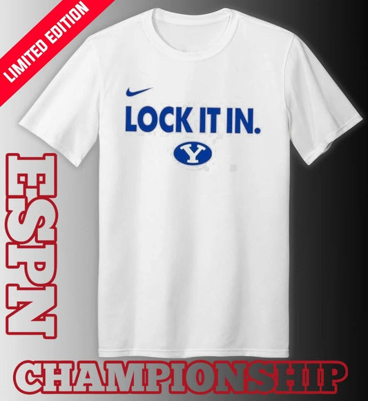 Official BYU Men’s Basketball Lock It In NCAA Tournament T-Shirt