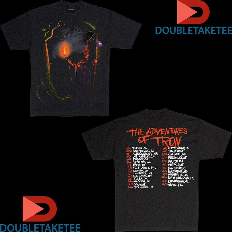 Official Babytron The Adventures Of Tron Tour 2024 Dates Shirts