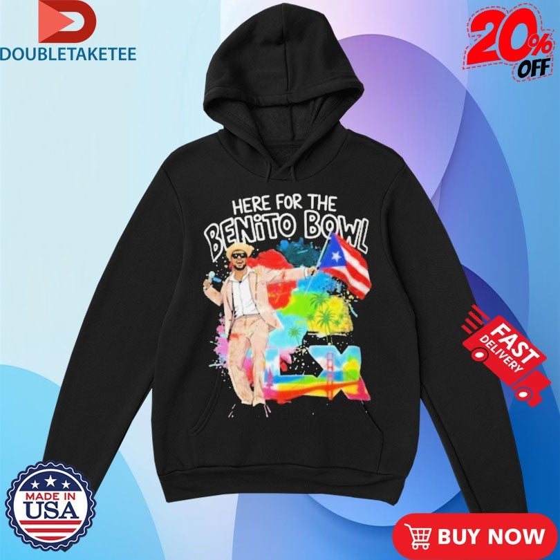 Official Bad Bunny Here For The Benito Bowl Bowl Bunny LX 2026  Shirts