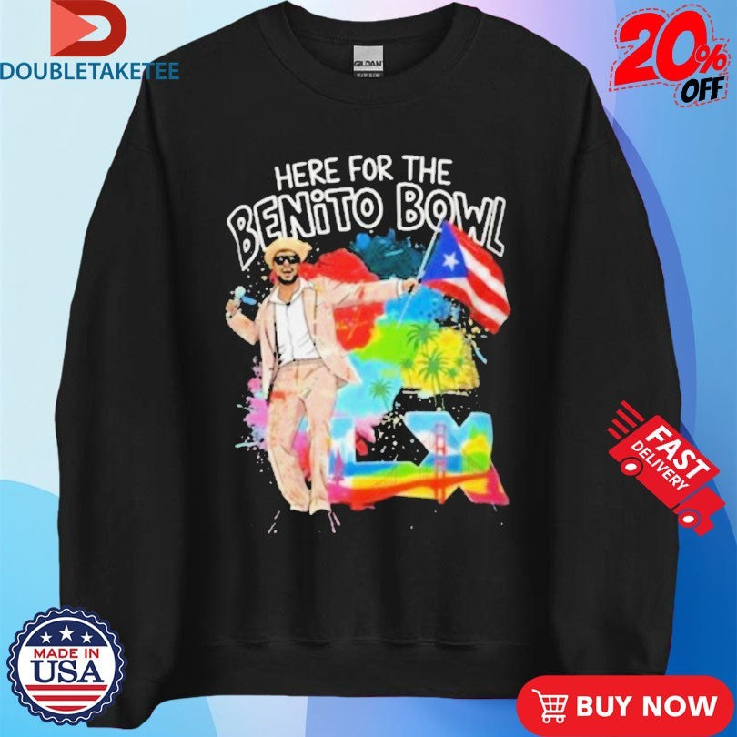 Official Bad Bunny Here For The Benito Bowl Bowl Bunny LX 2026  Shirts