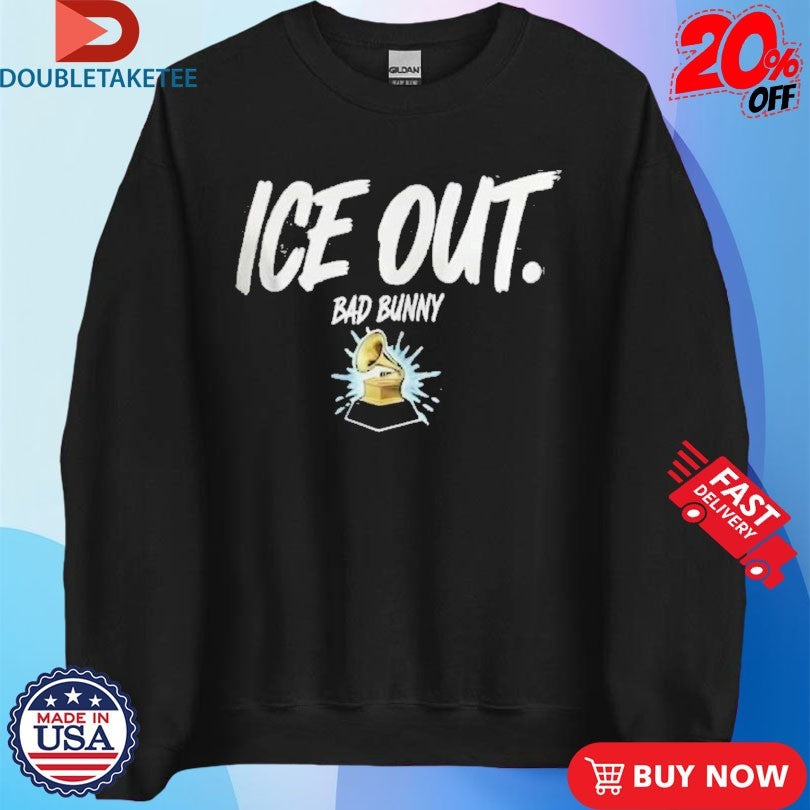 Official Bad Bunny Ice Out Grammy 2026 Award Abolish ICE Shirts