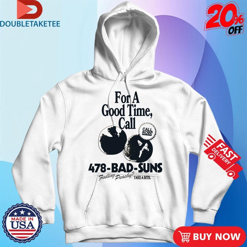Official Bad Suns For A Good Time Call Feeling Peachy Take A Bite Shirts