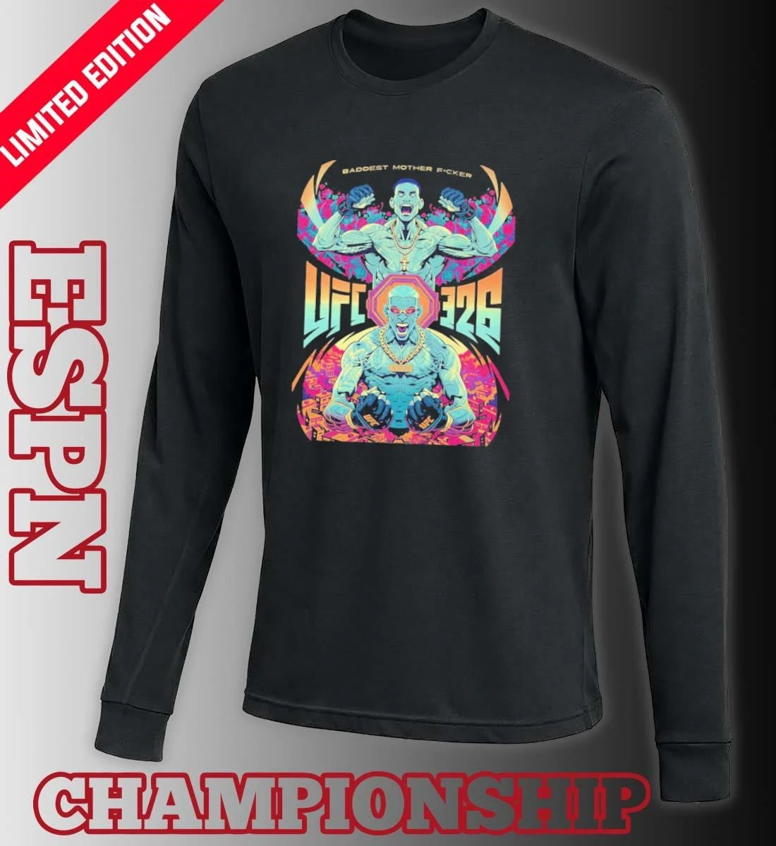 Official Baddest Mother Fucker UFC 326 Shirt