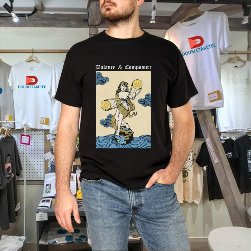 Official Balance And Composure Tarot Card World Shirts