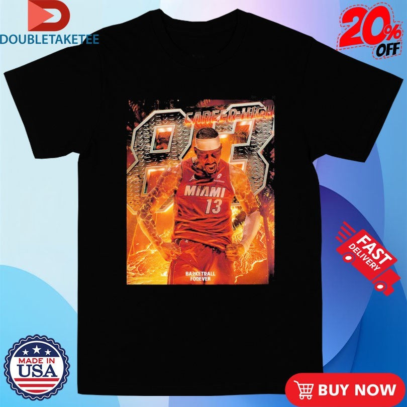 Official Bam Adebayo Miami Heat Goes Nuclear 83 Career High Second Most Points In NBA History Shirts
