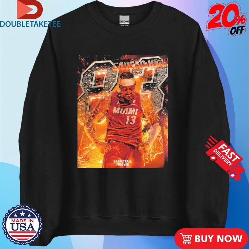 Official Bam Adebayo Miami Heat Goes Nuclear 83 Career High Second Most Points In NBA History Shirts