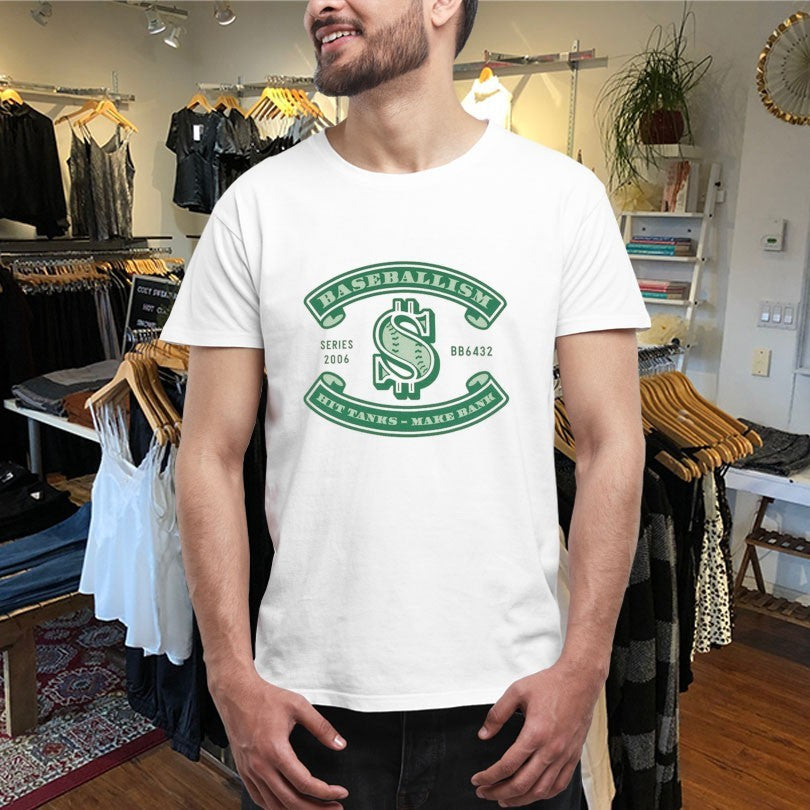 Official Baseballism Hit Tanks Make Bank Money Ball Shirts