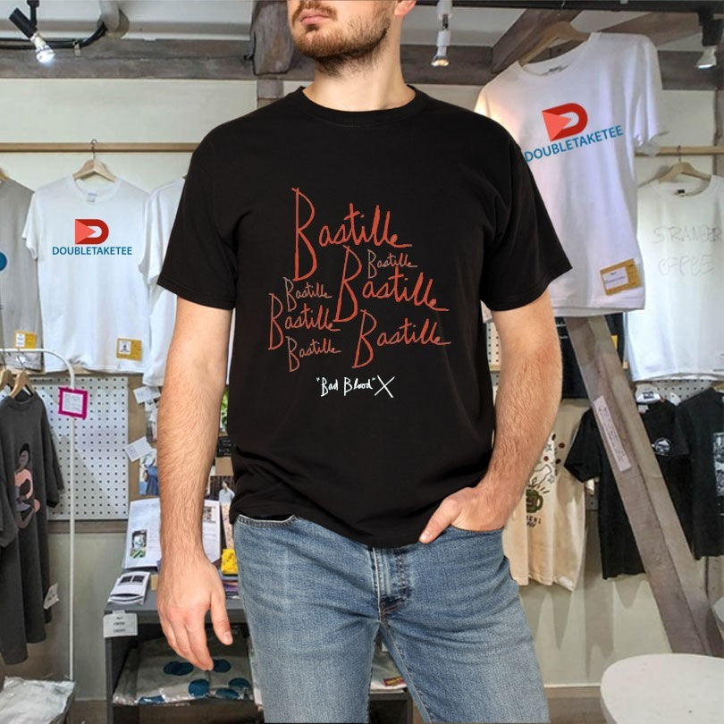 Bastille Bad Blood X Handwriting Shirts