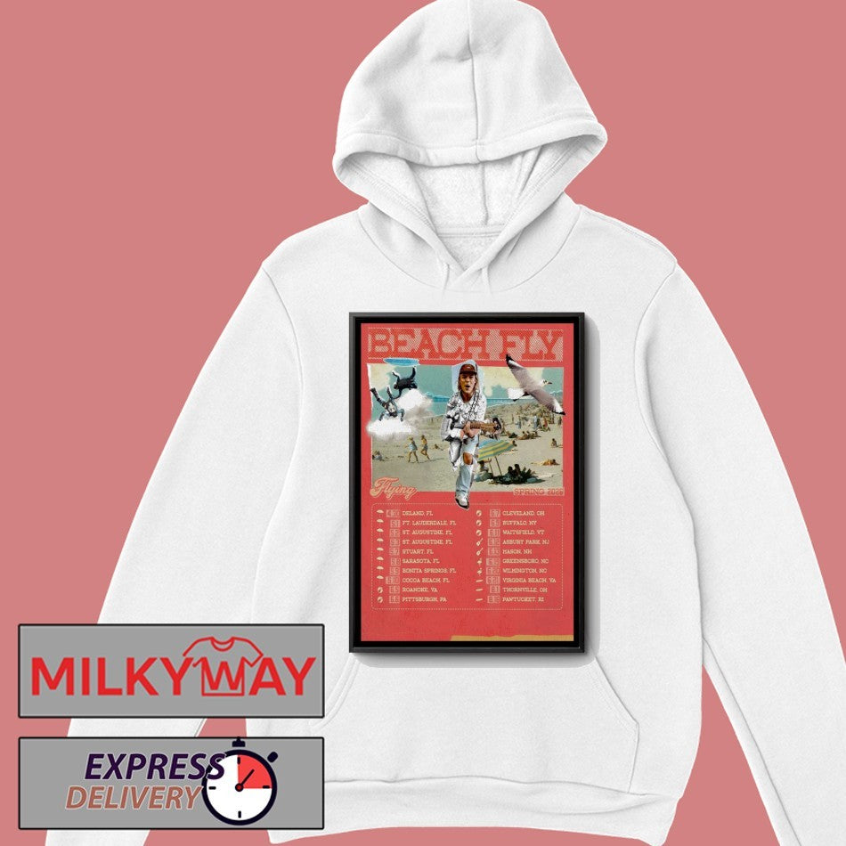 Beach Fly Flying Spring Tour 26 Poster shirt