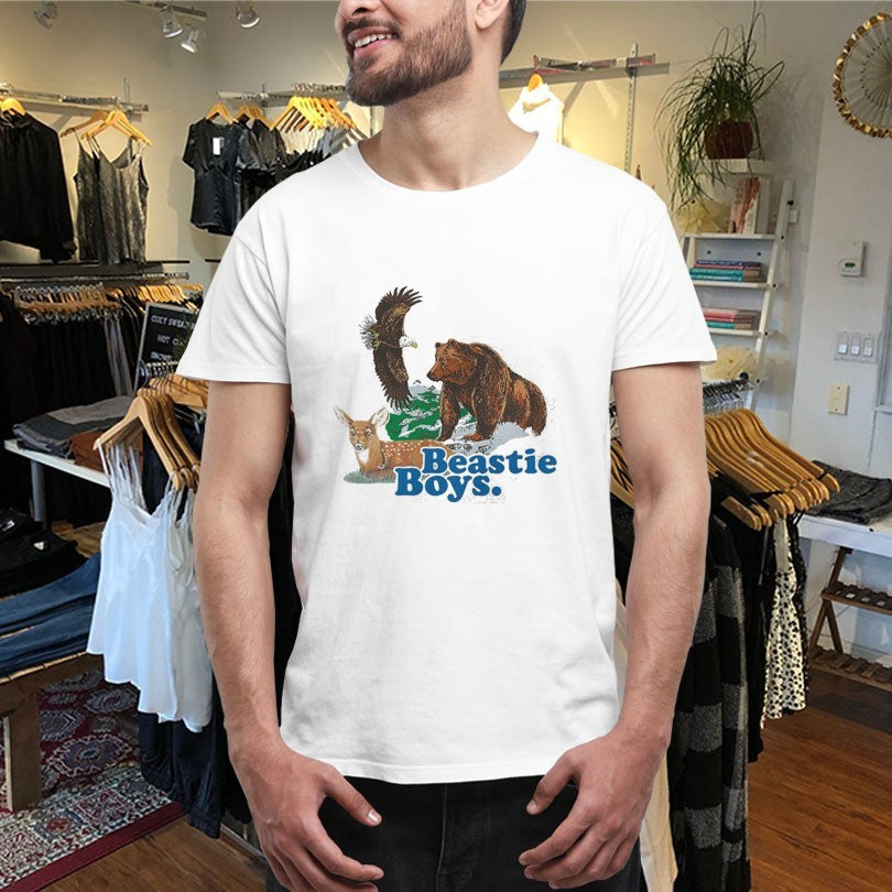 Official Beastie Boys Hello Nasty Animals Deer Bear Eagle Shirts