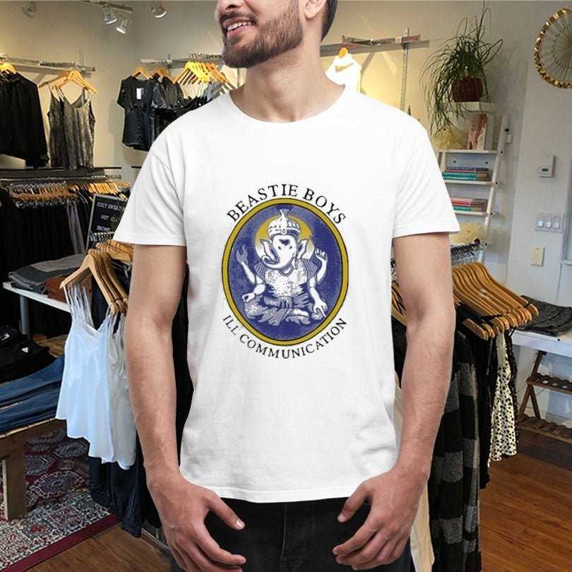 Official Beastie Boys Ill Communication Ganesha Hindu Elephant Shirts