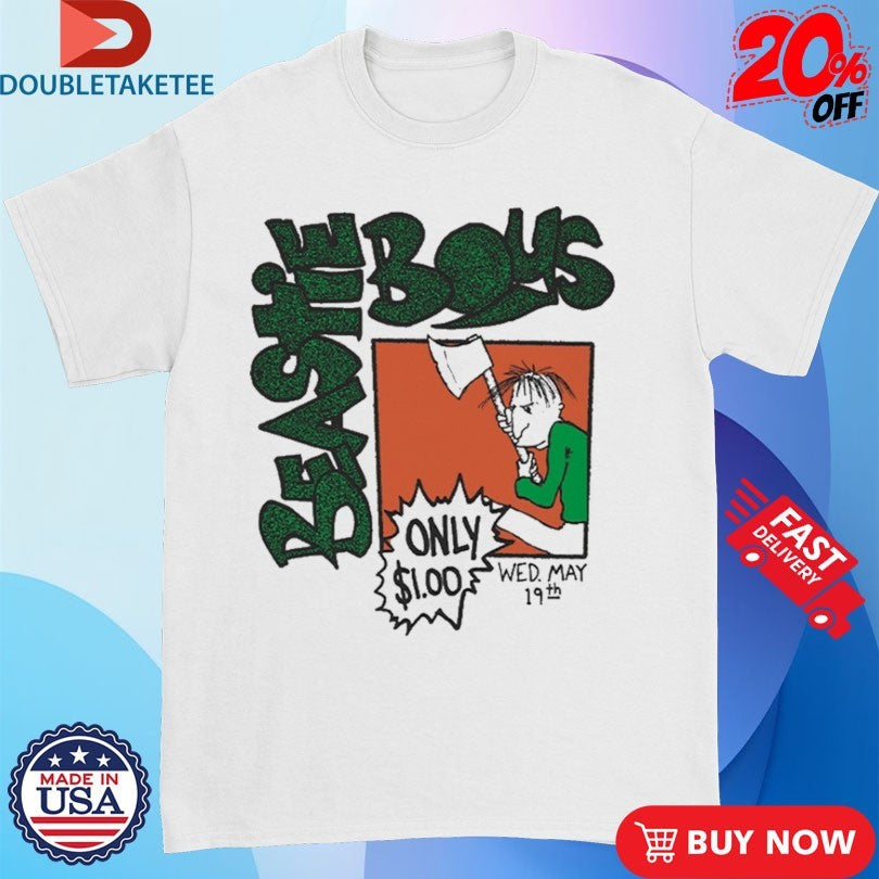 Official Beastie Boys Wed May Axe Flyer Shirts